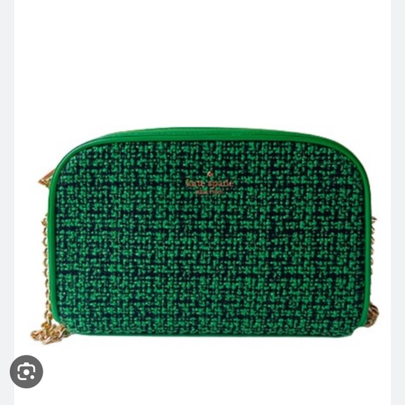 kate spade Handbags - Kate Spade Mini Tweed Camera Crossbody Bag